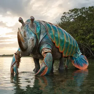 Mantis shrimp + Rhinoceros